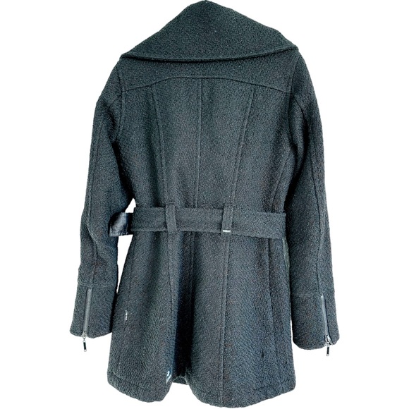 Khujo Original Ivy Jacket Asymetrical Exposed Zip Belted Black Size Small - Picture 11 of 16